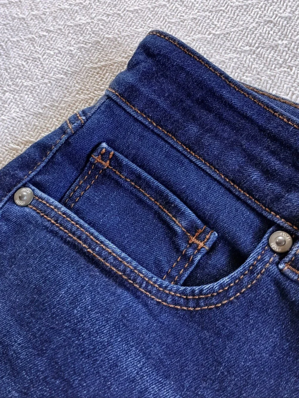 loft ♡ slim flare denim jeans 4/27 boho - Picture 6 of 10